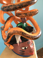 Load image into Gallery viewer, Kifouli Dossou - Snake and Bird Mask
