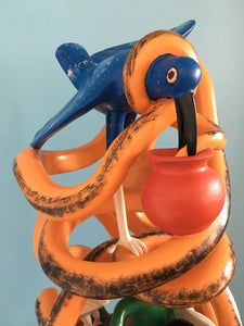 Kifouli Dossou - Snake and Bird Mask