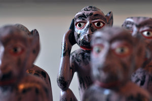 Kifouli Dossou - Monkeys Mask