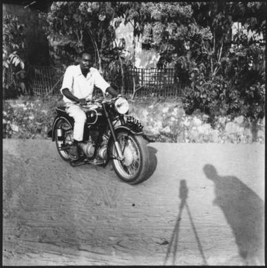 Jean Depara - Motorcycle And Autoportrait